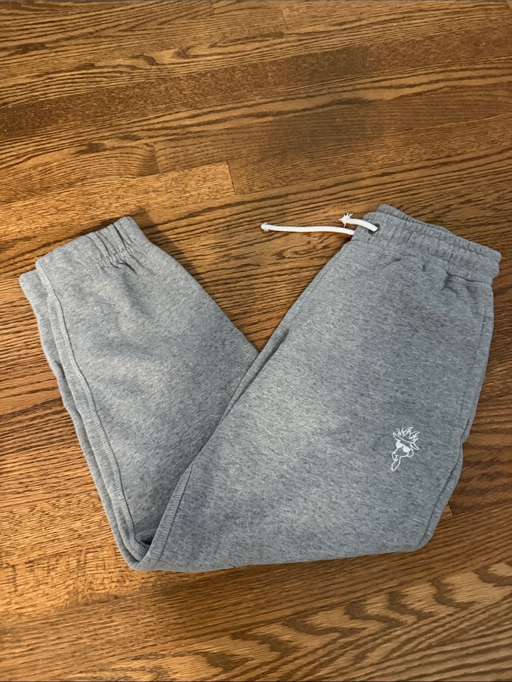 GOAT USA Kids Gray Fleece Jogger Sweatpants Size Medium
